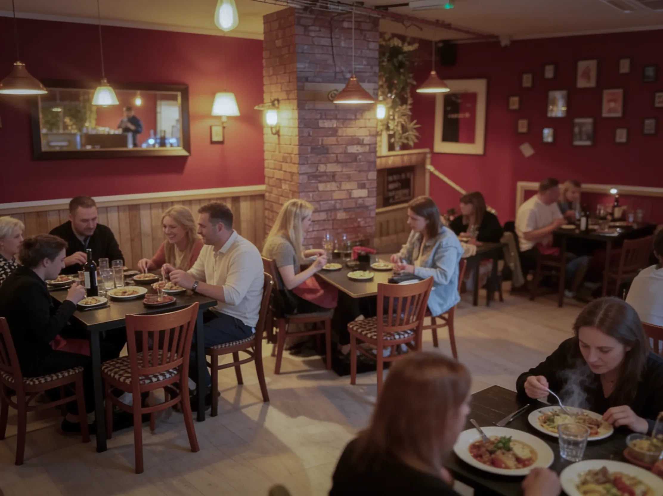 The dining room at La Taberna Leeds